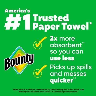 Bounty Select-A-Size Paper Towels - 6 Mega XL Rolls - 2-Ply - 185 Sheets