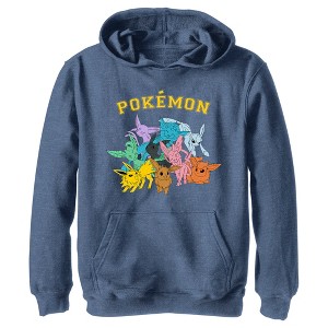 Boy's Pokemon Eeveelutions Pull Over Hoodie - 1 of 4