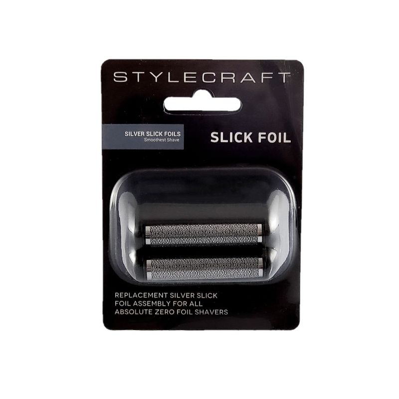 StyleCraft Replacement Absolute Zero Men's Shaver Silver Slick Foil Shaver Head, 4 of 5