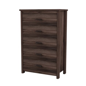 NicBex Drawer Dresser with 5 Drawers Farmhouse Storage Dresser Cabinet with Metal Handles for Living Room,Bedroom - 1 of 4