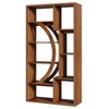 Resenkos Wood Bookshelf, 5-Tier Display Shelf, Storage Shelving Unit for Home Office, Brown - 3 of 4