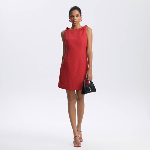 Vestido mini recto con hombro de moño para mujer - A New Day™ 3
