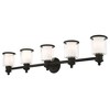 Livex Lighting Middlebush 5 - Light Vanity in  Black - 3 of 4