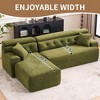 TiramisuBest LY-003 Beige White Deep Seat Compression Sofa 3 Seater with Beige for sofa - 4 of 4
