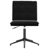 vidaXL Dining Chair Set of 2 Black Velvet (100% polyester), plywood, metal - 4 of 4