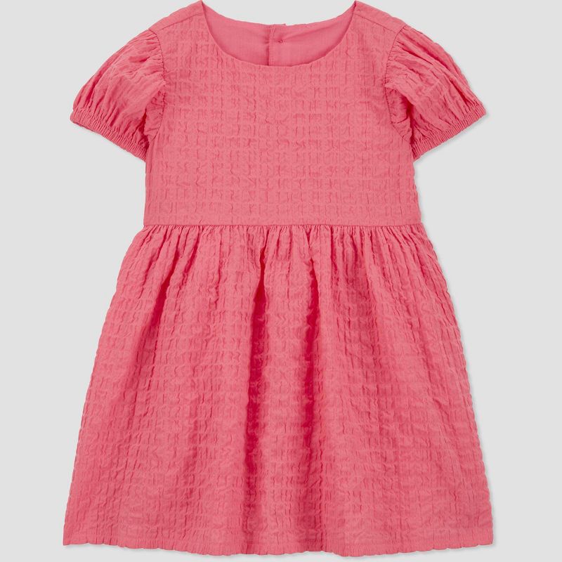 Carter&#39;s Just One You&#174; Baby Girls&#39; Textured Dress - Pink, 4 of 6
