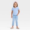 Toddler Girls' Ribbed Solid Knit Short Sleeve T-Shirt - Cat & Jack™ - 3 of 3