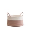 ALEXOUN 20x13IN Natural Cotton Rope Laundry Basket - Soft, Durable & Spacious Storage Hamper for Laundry, Toys, Pillows - Sturdy Handles - 3 of 4