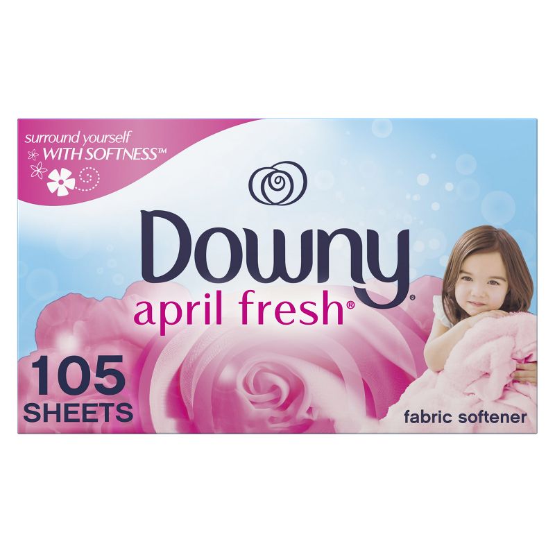 Downy April Fresh Fabric Softener Dryer Sheets, 1 of 12