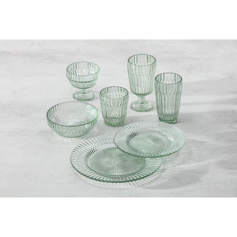 6pk 10oz Archie Footed Dessert Bowls Sage Green - Fortessa Tableware Solutions, 4 of 5
