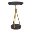 Uttermost Rosston Black Marble Accent Table - 4 of 4