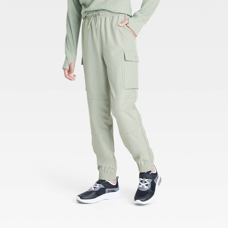 Boys' Lined Cargo Pants - All in Motion™, 1 of 4