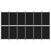 vidaXL 6-Panel Room Divider Black 118.1"x70.9" Fabric - 3 of 4