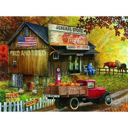 Sunsout Feed and Seed General Store 1000 pc   Jigsaw Puzzle 28649 - image 1 of 4