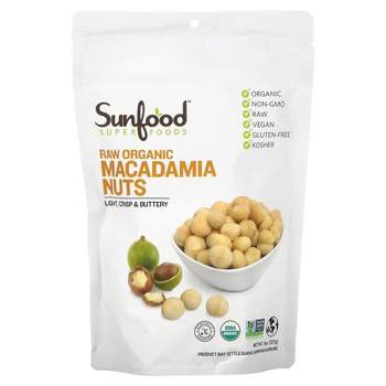 Sunfood Raw Organic Macadamia Nuts, 8 oz (227 g)