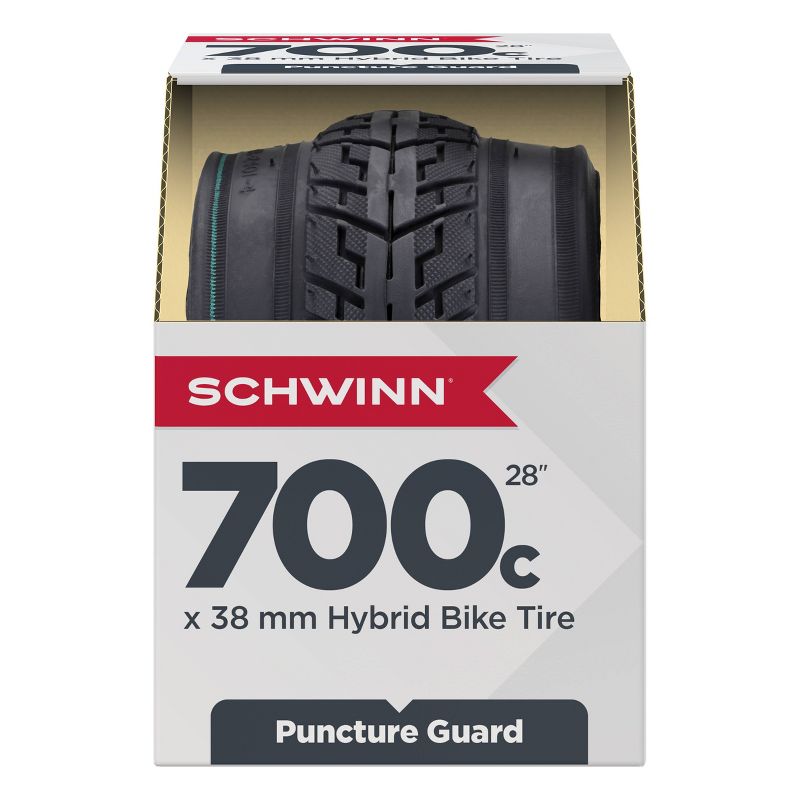 Schwinn 700c/28&#34; Hybrid Bike Tire - Black, 1 of 11