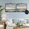 Stupell Industries Sunlit Sea Expanse 2pc Framed Giclee Art Set, Black, 30" x 24" - 3 of 4