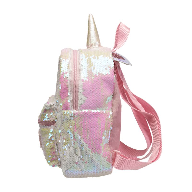Limited Too Girl's Mini Backpack in Heart Sequins, 4 of 6