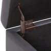 Sapphtopaz 47.6" Storage Bench Ottoman with Storage, Multi-functional Storage Organizer Ottoman Bench for Entryway Bedroom - 4 of 4