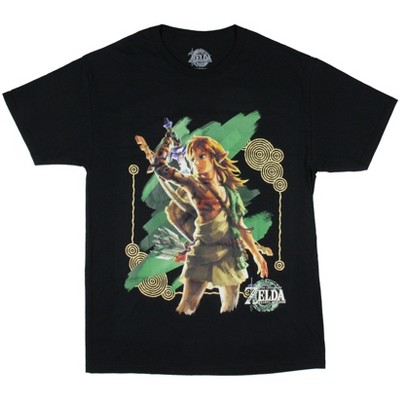Legend Of Zelda Men's Tears Of The Kingdom Link Character Design T-Shirt Adult