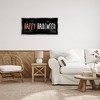 Stupell Industries Happy Halloween Spooky Stars Black Framed Floater Canvas Wall Art - 2 of 4