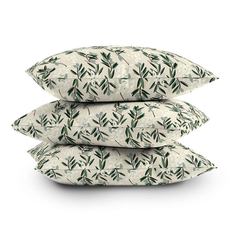 Holli Zollinger Bloom Outdoor Throw Pillow Olive Green - Deny Designs, 4 of 5