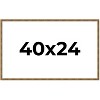 PosterPalooza | Textured Gold Picture Frame - UV Acrylic, Backing Board, Hanging Hardware Included - 3 of 4