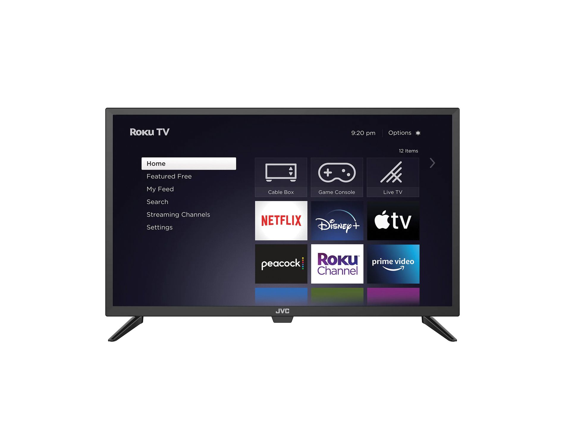 JVC® LT-32MAR205 32-Inch-Class Roku® LED Smart TV in Black