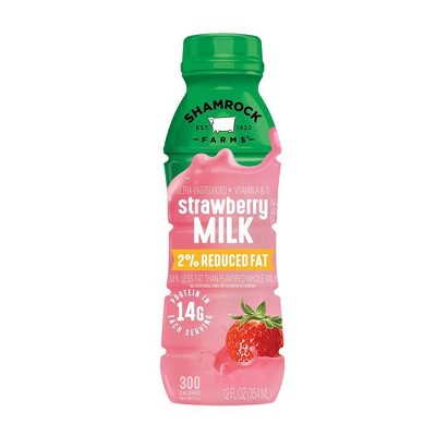 Image of Shamrock Farms 2% Strawberry Milk - 12 fl oz