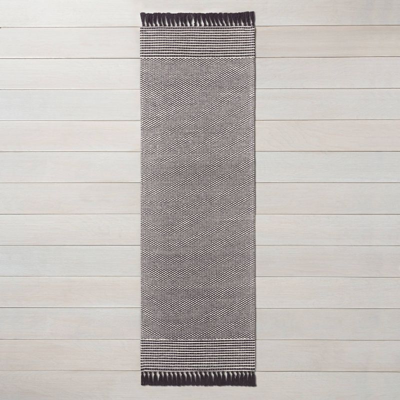 Textured Border Stripe Area Rug - Hearth & Hand™ with Magnolia, 1 of 12