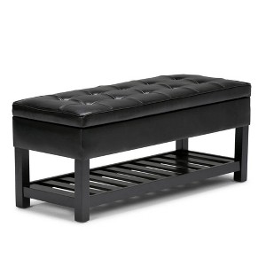 44" Essex Storage Ottoman Benches with Open Bottom - WyndenHall - 1 of 4