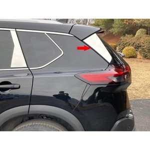 QAA Part RW71535 is a 2 Piece Stainless Steel Rear Window Trim That is Compatible with Nissan Rogue 2021-2023 - 1 of 3