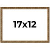 PosterPalooza | Textured Gold Picture Frame - UV Acrylic, Backing Board, Hanging Hardware Included - 3 of 4