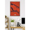Trends International NFL Denver Broncos - Logo 25 Framed Wall Poster Prints - 2 of 4