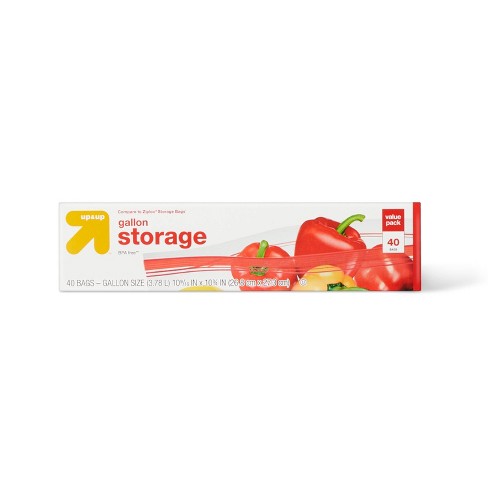 Ziploc Storage Slider Gallon Bags : Target