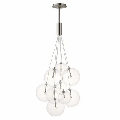 ET2 Lighting Burst 9 - Light Pendant in  Satin Nickel