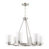 Livex Lighting Manhattan 6 - Light Chandelier in  Brushed Nickel - 3 of 4