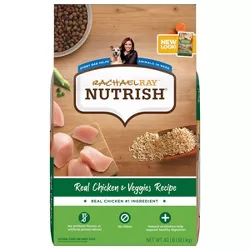 Rachael Ray Nutrish Real Chicken & Vegetable Recipe Super Premium Dry Dog Food - 40lbs