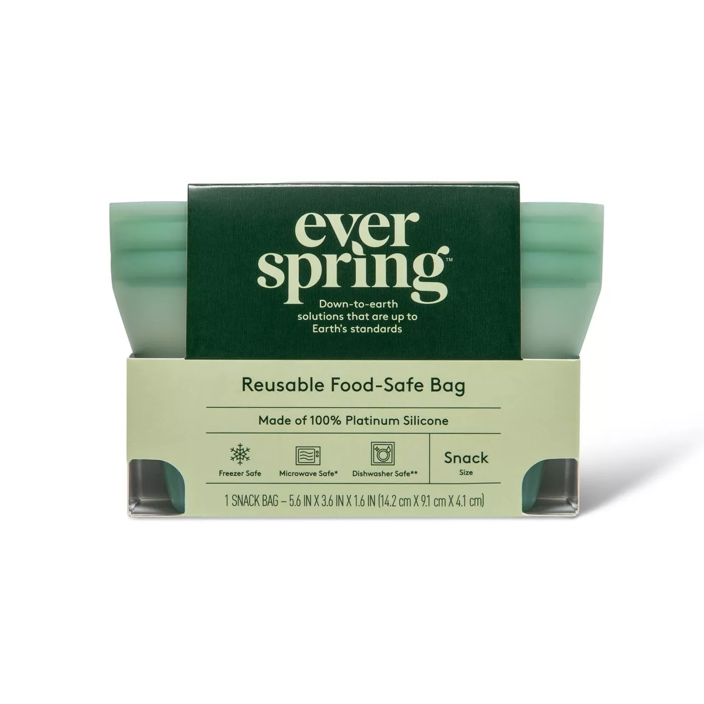 Reusable Silicone Food Storage Bag - Snack - Everspring™ - image 1 of 4