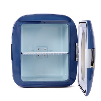 Navy Blue Compact Retro Mini Fridge for RV