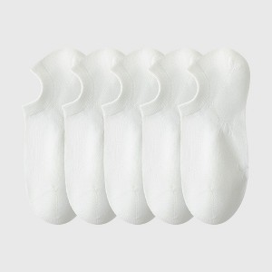 Alilang Invisible Women's Summer No-Show Liner Socks 5Pk - 1 of 4