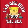 Men's - SpongeBob SquarePants - I'am One With The Sea Long Sleeve Graphic T-Shirt - 2 of 4