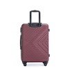 Modern luggage set (3pc) with impact-resistant ABS construction, multi-directional spinner wheels, and TSA lock protection. - 2 of 4
