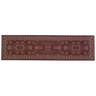 Ariana Red and Ivory Oriental Synthetic Area Rug 5'3" x 7'9"