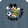 Women's - Disney - Game Face Soccer Graphic Racerback Tank - 2 of 4