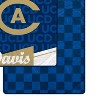 NCAA UC Davis Aggies Diagonal Ghost Checker Double Sided Blanket - 2 of 3