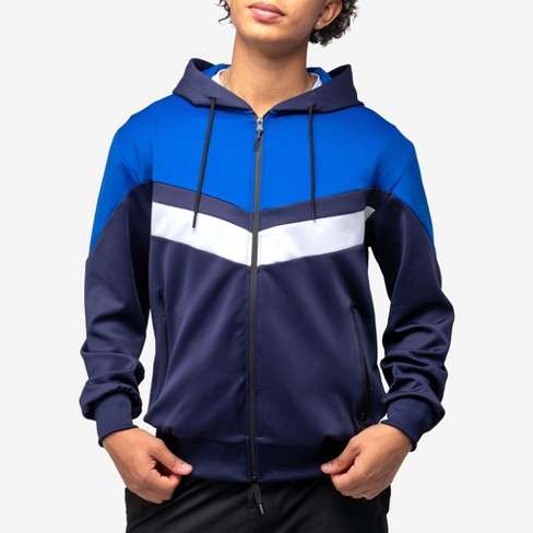 Men's Adaptive Seated Fit Ultra Soft Fleece Hoodie - Goodfellow & Co™ Dark  Blue M : Target