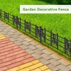 Decorative Garden Fence Animal Barrier Outdoor Landscape Patio Border - 2 of 4
