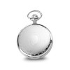 Black Bow Jewelry Charles Hubert Stainless Steel Oval Design Pocket Watch - 2 of 4