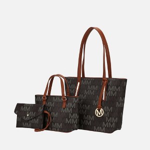 MKF Collection Aylet M Women's Vegan Leather Tote with Matching Mini Bag and Wristlet Purse by Mia K - 1 of 4